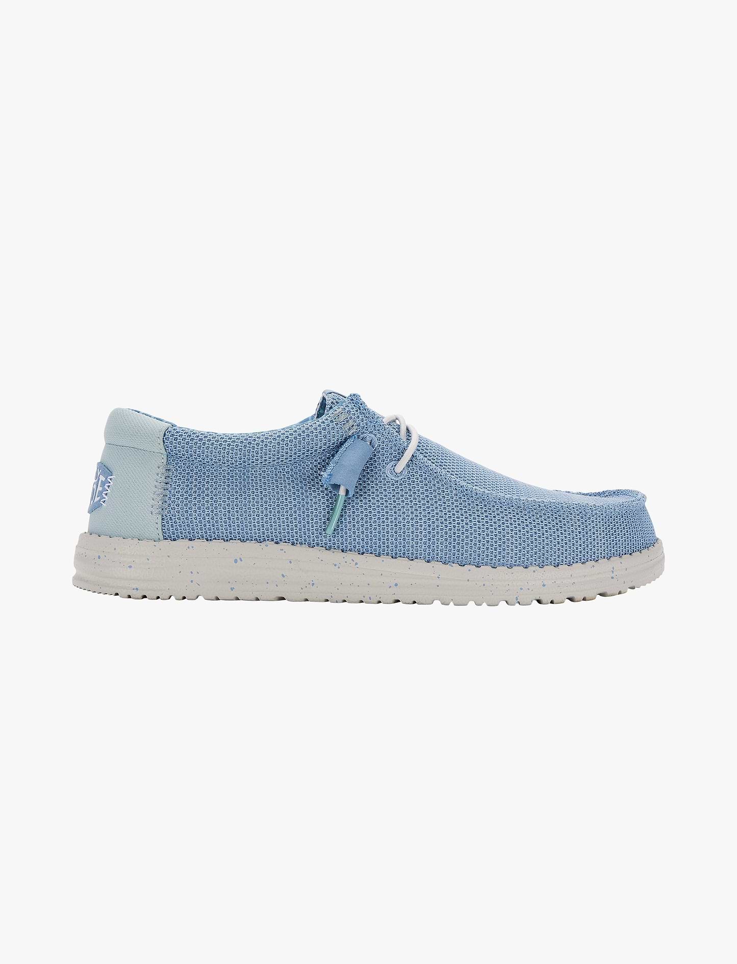 Hey Dude Slip On Wally Stretch Sox - נעלי סליפ און היי דוד לגברים בצבע כחול ענן/תכלת