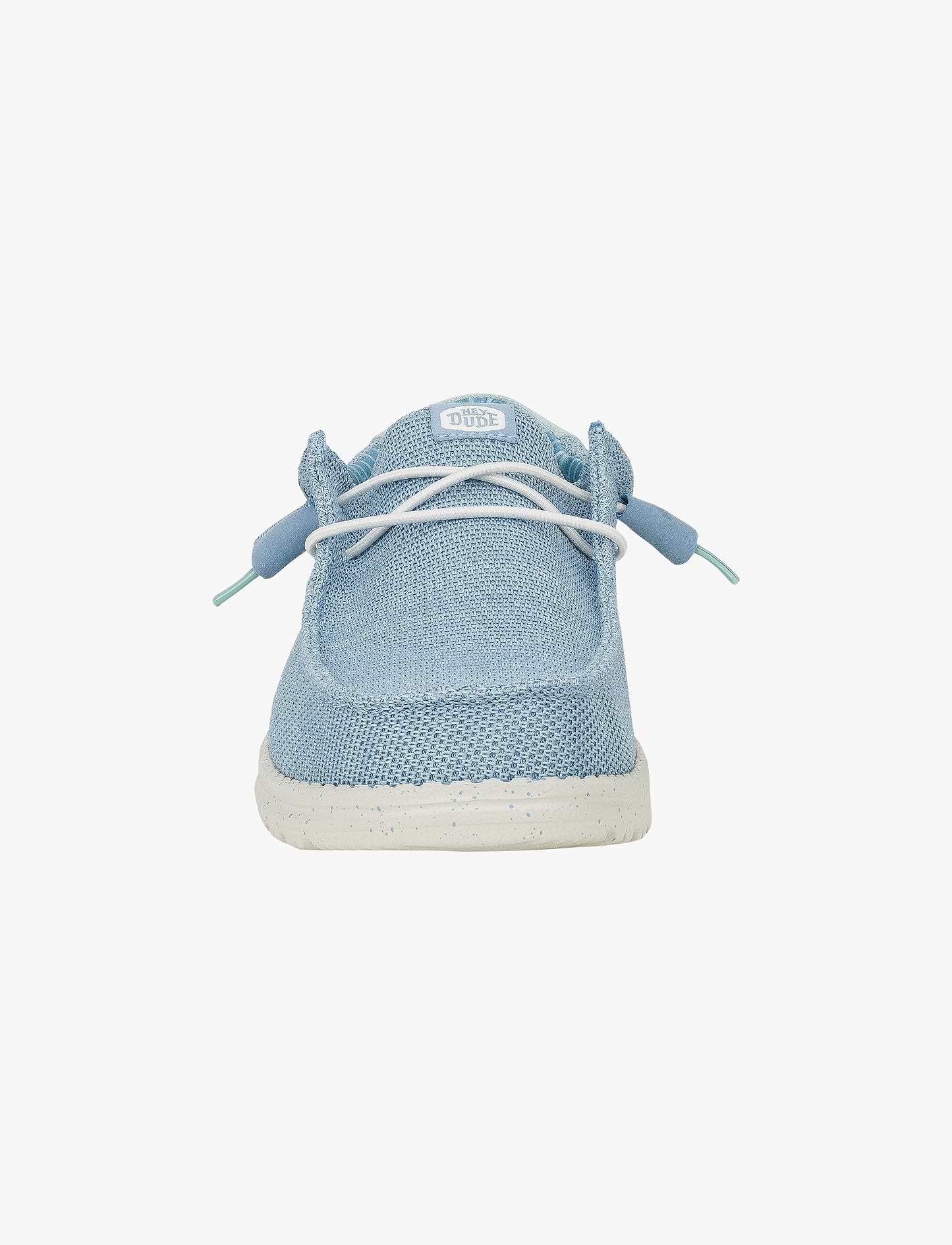 Hey Dude Slip On Wally Stretch Sox - נעלי סליפ און היי דוד לגברים בצבע כחול ענן/תכלת