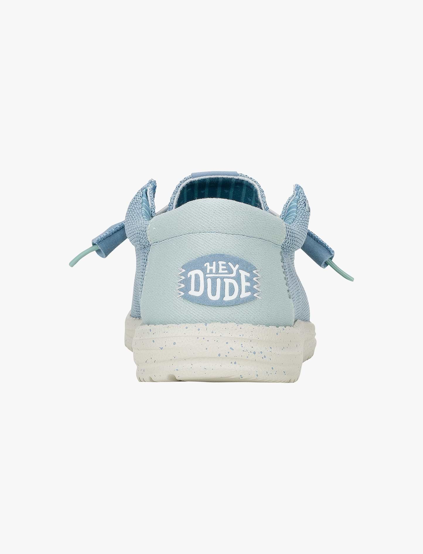Hey Dude Slip On Wally Stretch Sox - נעלי סליפ און היי דוד לגברים בצבע כחול ענן/תכלת