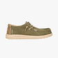 Hey Dude Wolly Workwear - נעלי סליפ און היי דוד לגברים בצבע ירוק זית