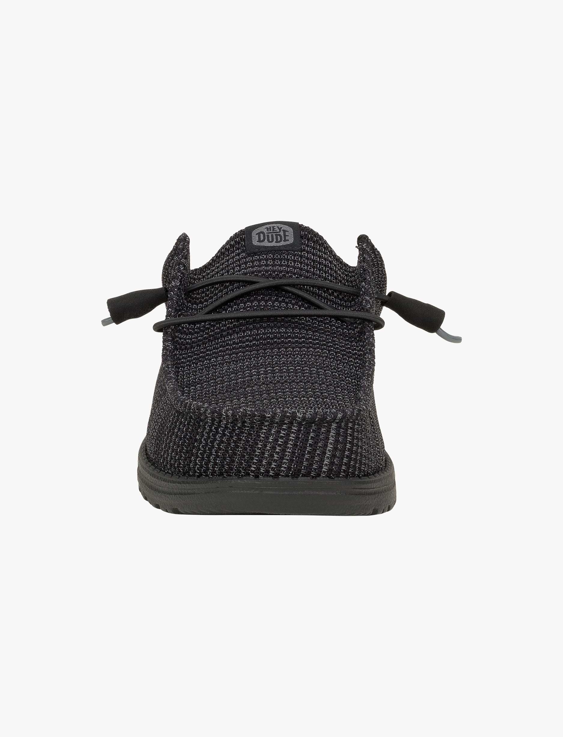 Hey Dude Wally Strech Slip Sox - כפכפי סליפ און היי דוד לגברים בצבע שחור