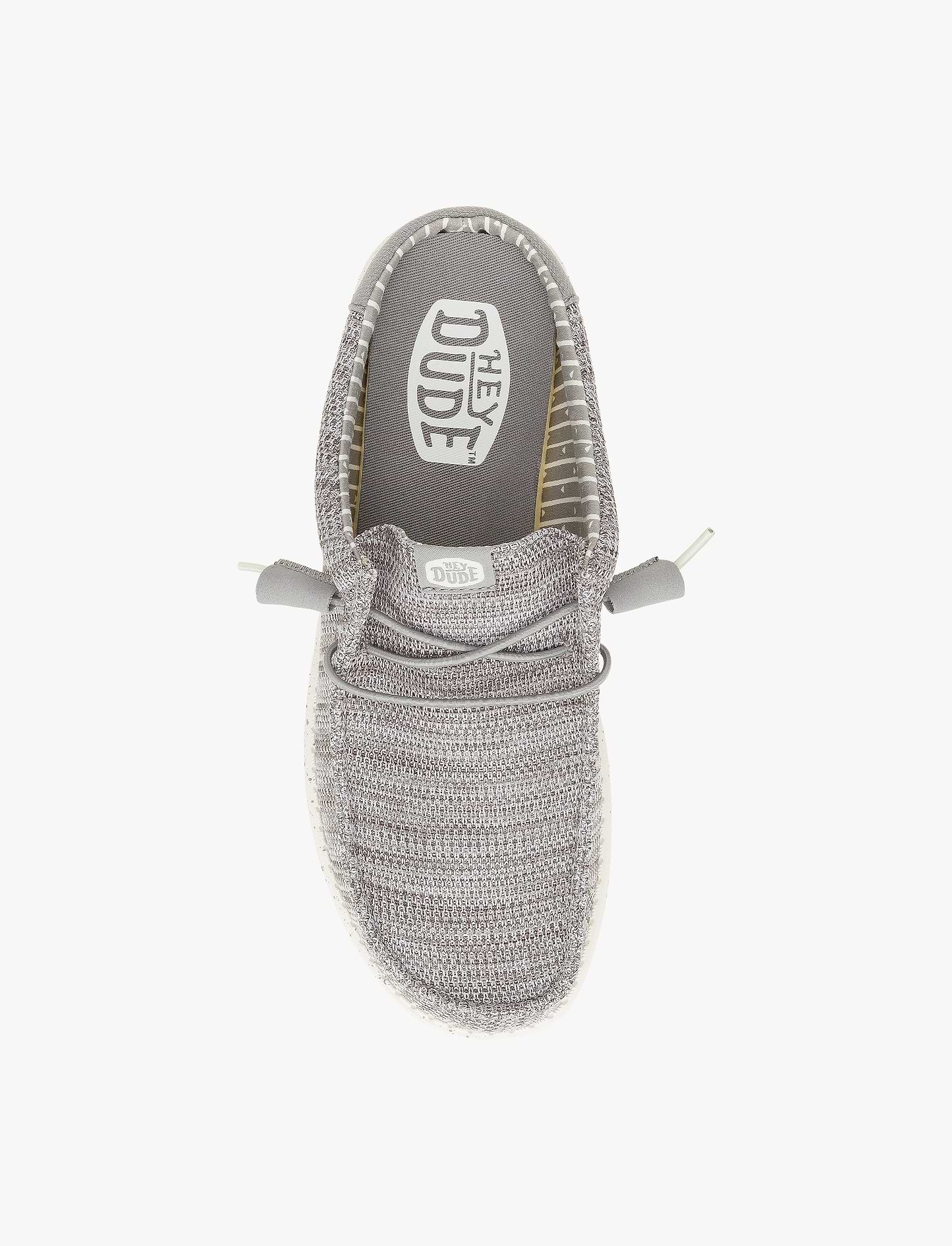 Hey Dude Wally Strech Slip Sox - כפכפי סליפ און היי דוד לגברים בצבע אפור גרניט