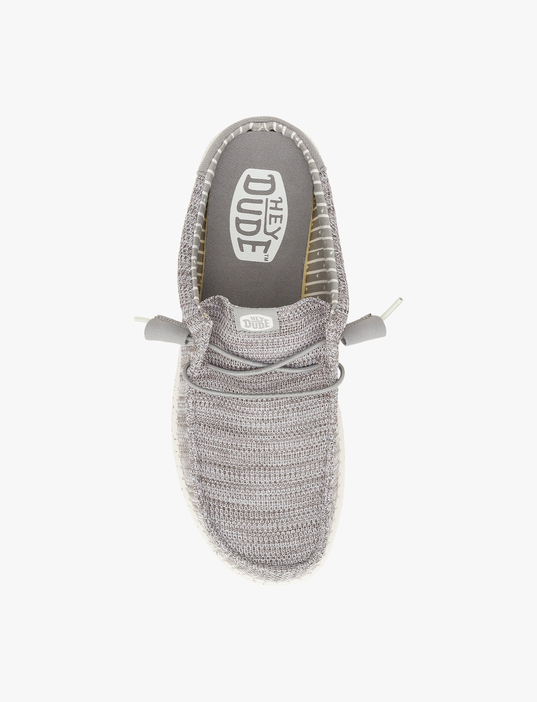 Hey Dude Wally Strech Slip Sox - כפכפי סליפ און היי דוד לגברים בצבע אפור גרניט