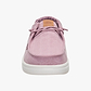 Hey Dude Wendy Rise Chambray Grid -  נעלי סליפ און וונדי רייז שמברי גריד היי דוד לנשים בצבע רוז סגול