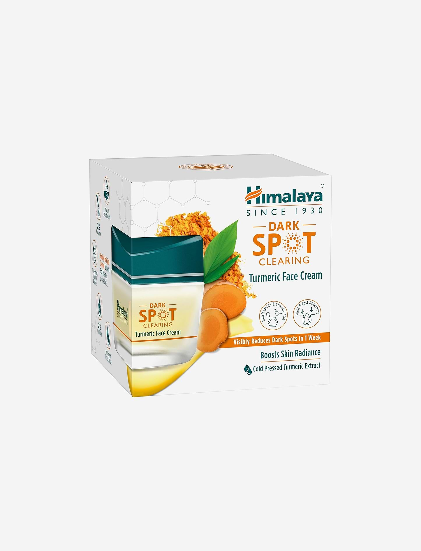 Himalaya - קרם פנים פעיל עם כורכום להבהרה וטיפול בפיגמנטציה