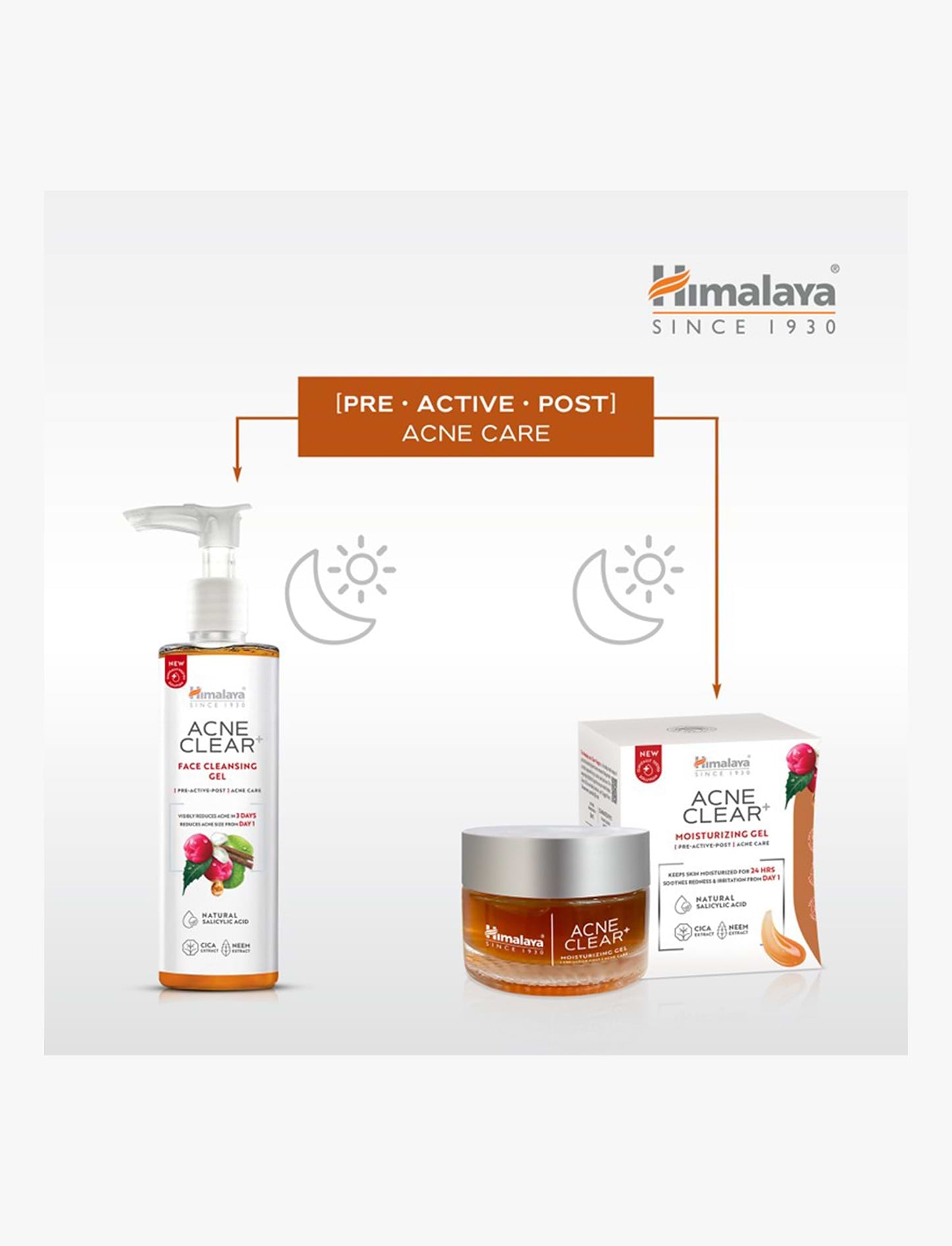 Himalaya מבית Acne Clear+ Moisturizing Gel ג’ל הלחות