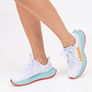 Hoka Carbon X2 - נעלי ספורט לנשים הוקה קרבון איקס 2 בצבע לבן/תכלת/כתום