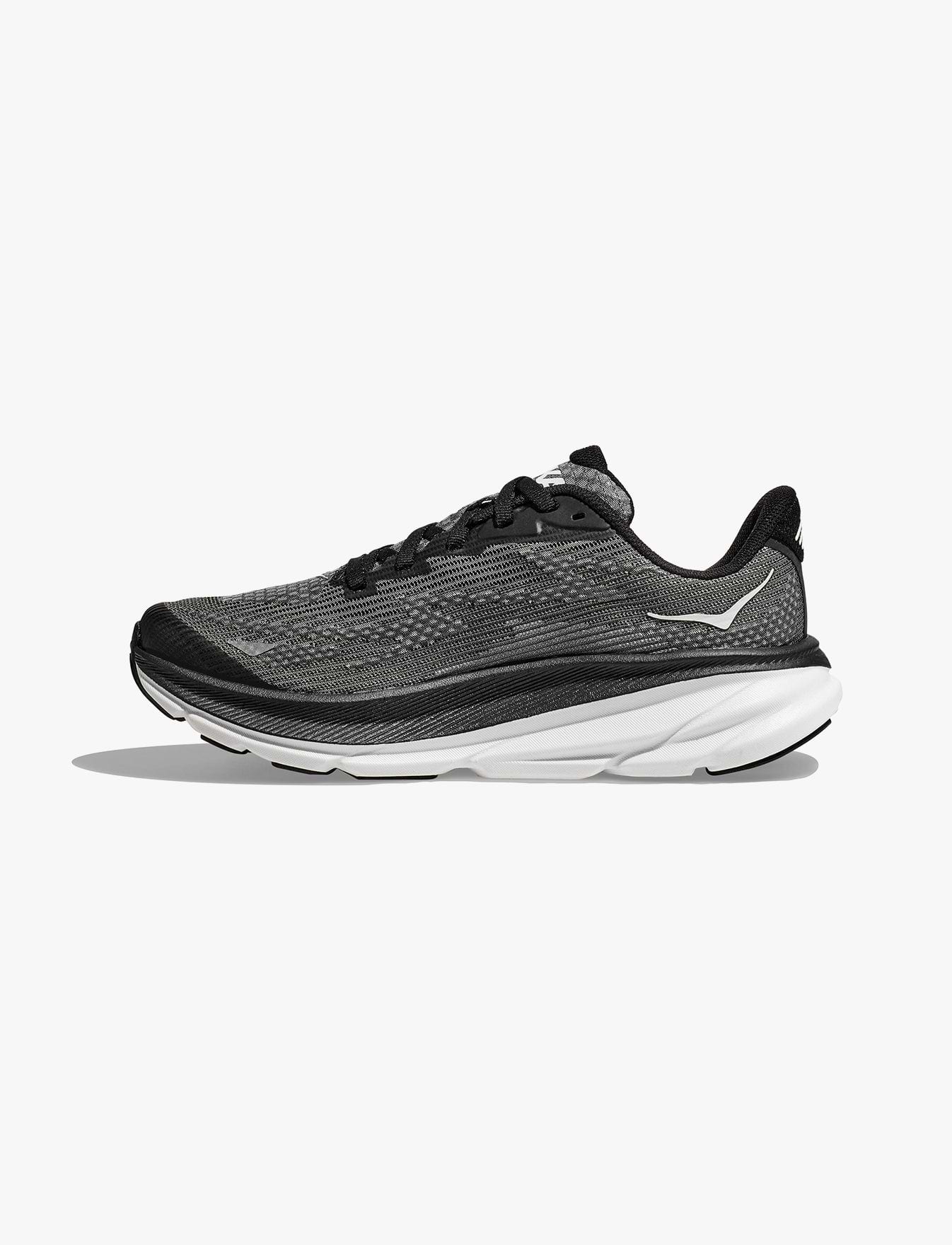 HOKA CLIFTON 9 YOUTH - נעלי ספורט יוניסקס לנוער הוקה קליפטון 9 בצבע שחור/לבן