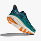 HOKA Clifton Wide 9 - נעלי ספורט גברים הוקה קליפטון 9 רחבות בצבע שחור/ירוק