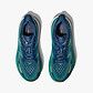 HOKA Clifton Wide 9 - נעלי ספורט גברים הוקה קליפטון 9 רחבות בצבע שחור/ירוק