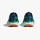 HOKA Clifton Wide 9 - נעלי ספורט גברים הוקה קליפטון 9 רחבות בצבע שחור/ירוק