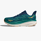 HOKA Clifton Wide 9 - נעלי ספורט גברים הוקה קליפטון 9 רחבות בצבע שחור/ירוק