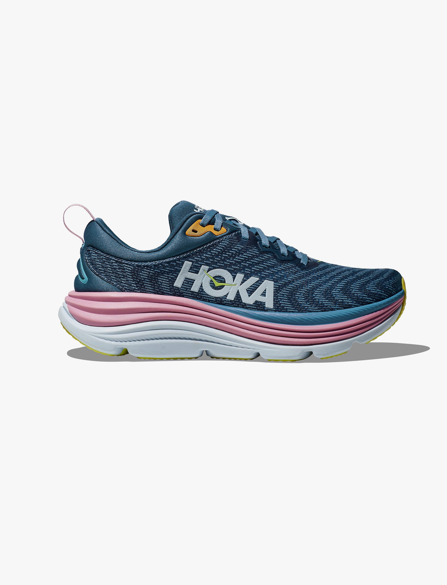 HOKA Gaviota Wide 5 - נעלי ספורט נשים הוקה גביוטה 5 רחבות בצבע כחול צל/צהבהב