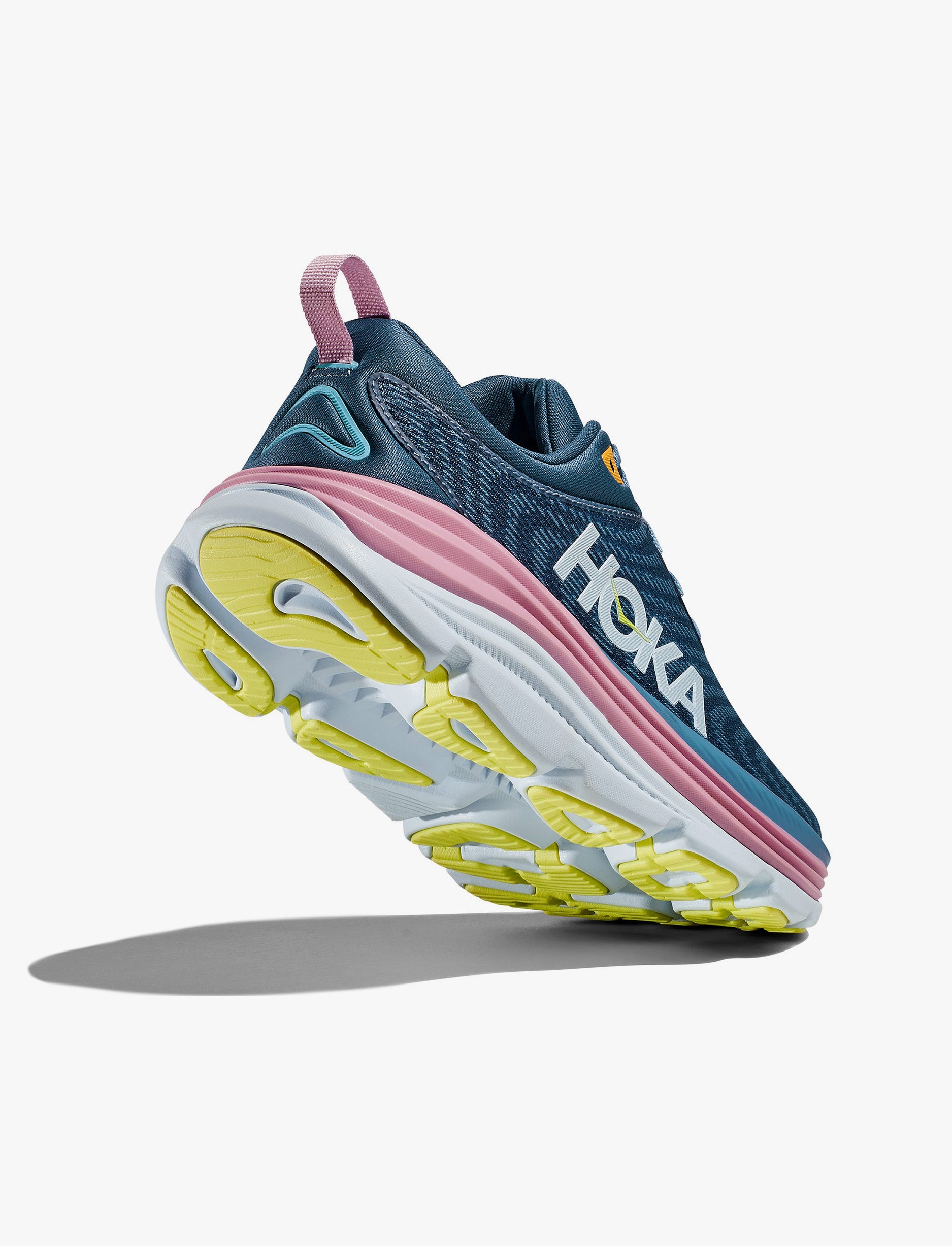 HOKA Gaviota Wide 5 - נעלי ספורט נשים הוקה גביוטה 5 רחבות בצבע כחול צל/צהבהב