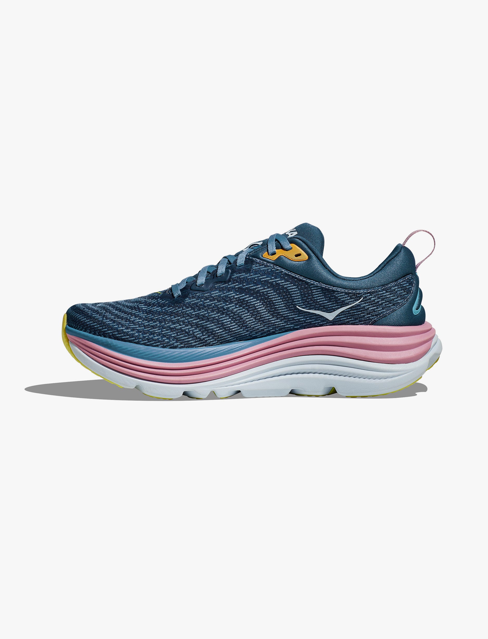 HOKA Gaviota Wide 5 - נעלי ספורט נשים הוקה גביוטה 5 רחבות בצבע כחול צל/צהבהב