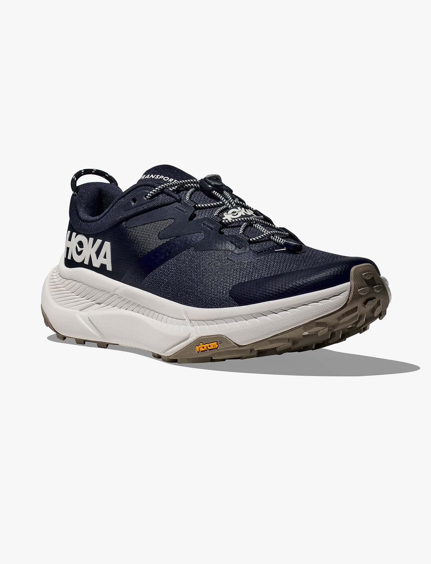 Hoka Transport Wide -  נעלי הליכה גברים הוקה טרנספורט רחבות בצבע נייבי/לבן