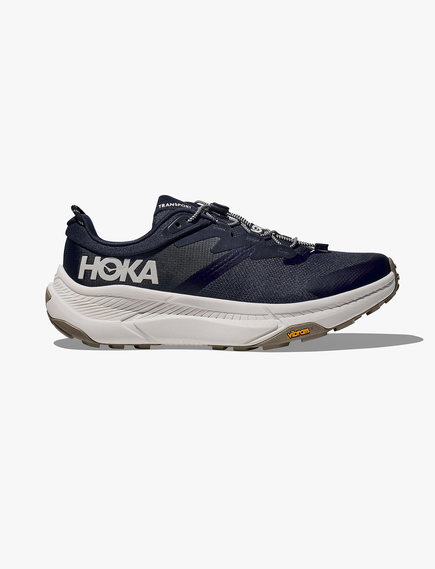 Hoka Transport Wide -  נעלי הליכה גברים הוקה טרנספורט רחבות בצבע נייבי/לבן