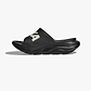 HOKA ORA ATHLETIC SLIDE - כפכפי אורה אתלטיקס סלייד בצבע שחור/לבן