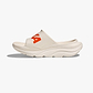 HOKA ORA ATHLETIC SLIDE - כפכפי אורה אתלטיקס סלייד בצבע פרוסט/כתום לבה