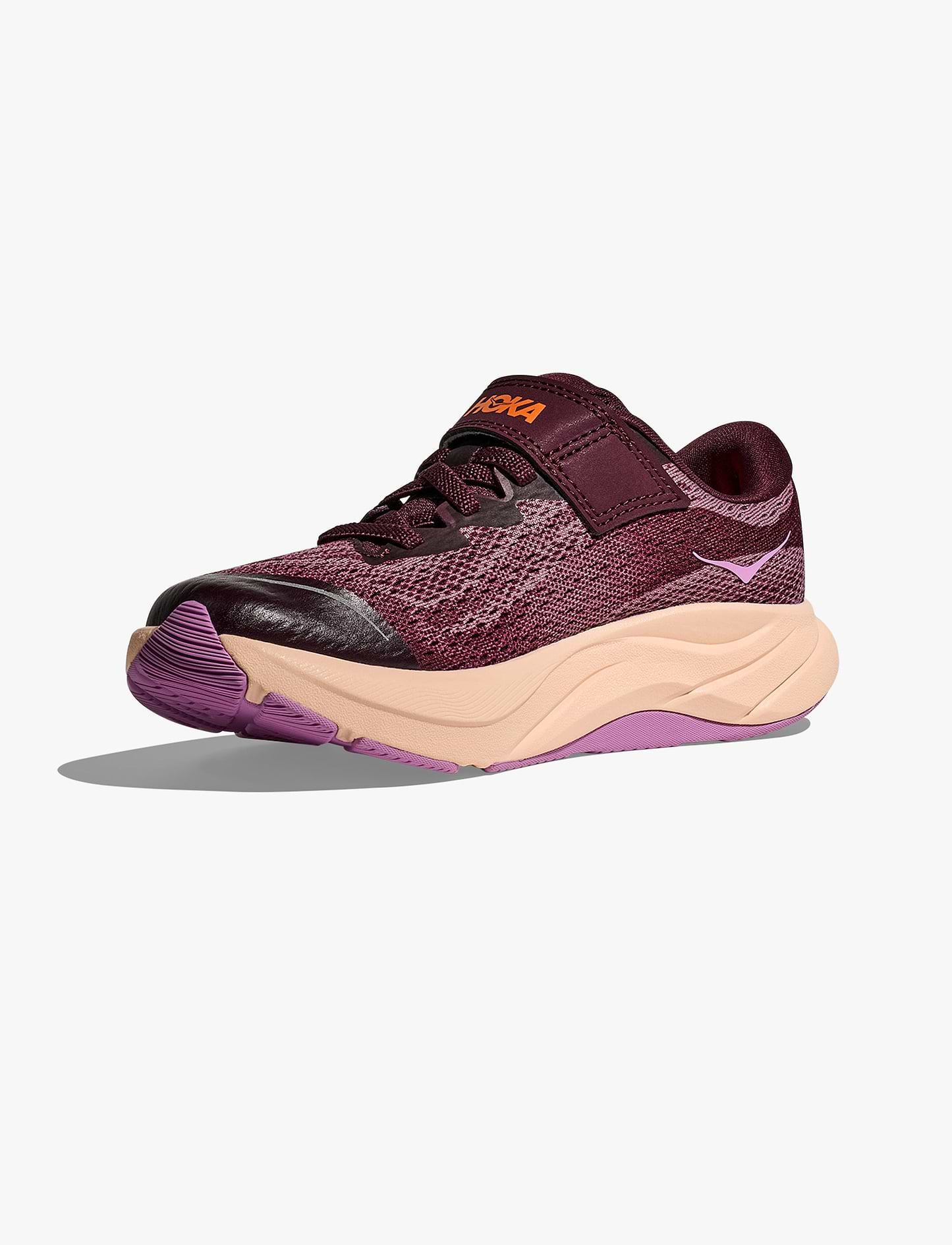 HOKA RINCON 4 LITTLE KIDS - נעלי ספורט לילדים הוקה רינקון 4 בצבע דובדבן כהה/סגלגל