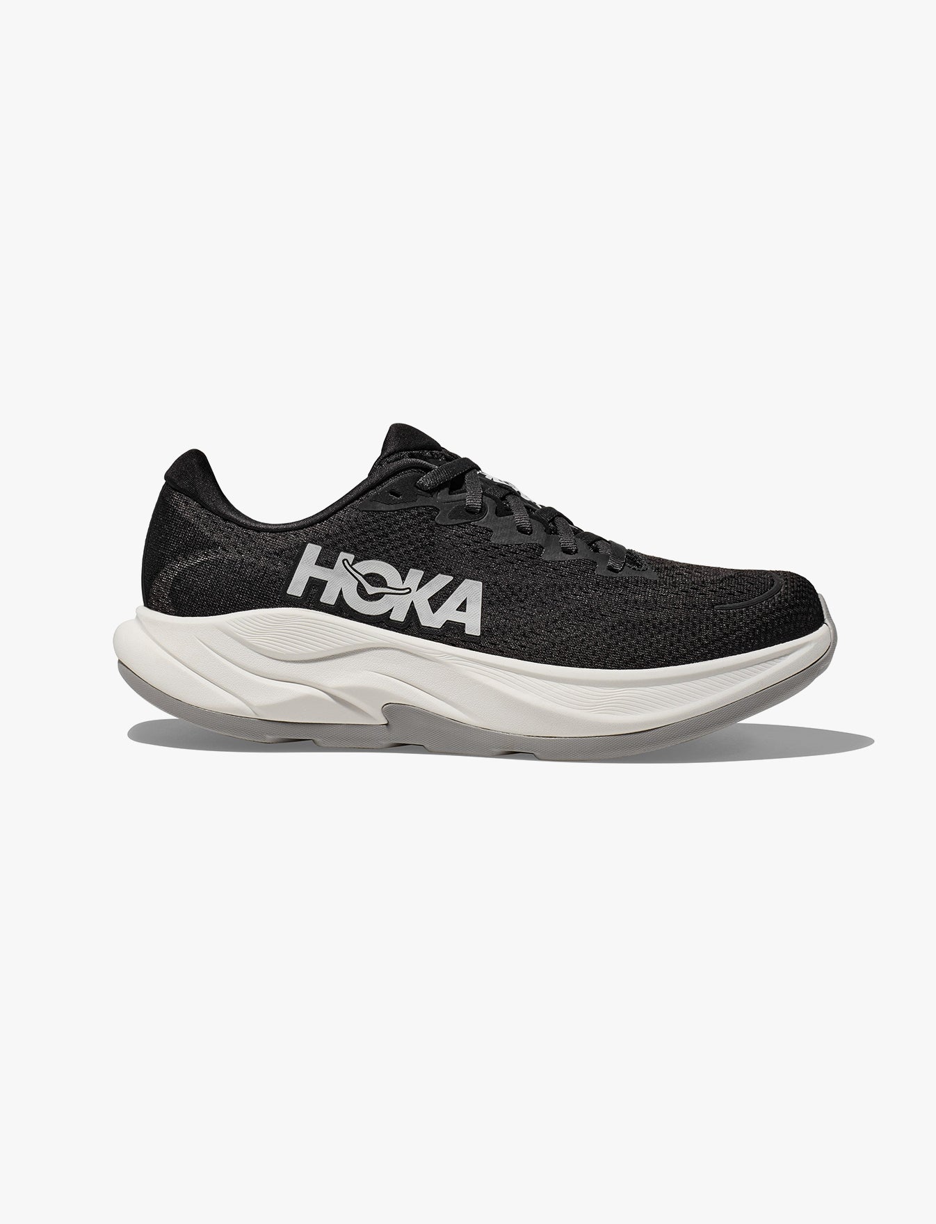 נעלי ספורט רחבות לגברים הוקה רינקון Hoka Rincon 4 -  4 בצבע שחור/לבן