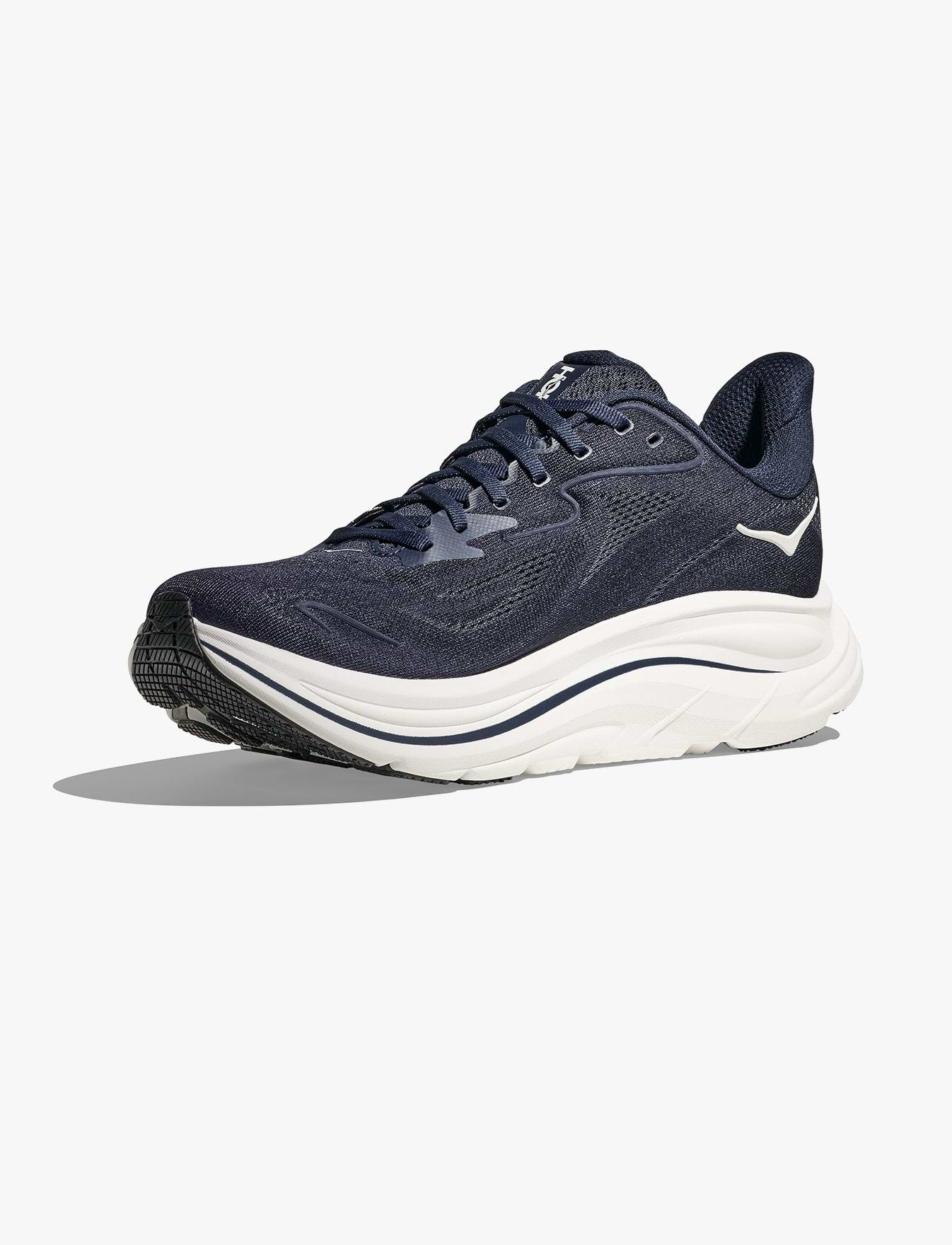 HOKA CLIFTON WIDE 10 - נעלי ספורט גברים הוקה קליפטון 10 רחבות בצבע נייבי/לבן
