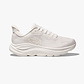 HOKA CLIFTON WIDE 10 -  נעלי ספורט גברים הוקה קליפטון 10 רחבות בצבע לבן/לבן