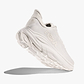 HOKA CLIFTON WIDE 10 -  נעלי ספורט גברים הוקה קליפטון 10 רחבות בצבע לבן/לבן