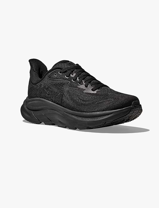 HOKA CLIFTON X-WIDE 10 -  נעלי ספורט גברים הוקה קליפטון 10 אקסטרה רחבות בצבע שחור/שחור