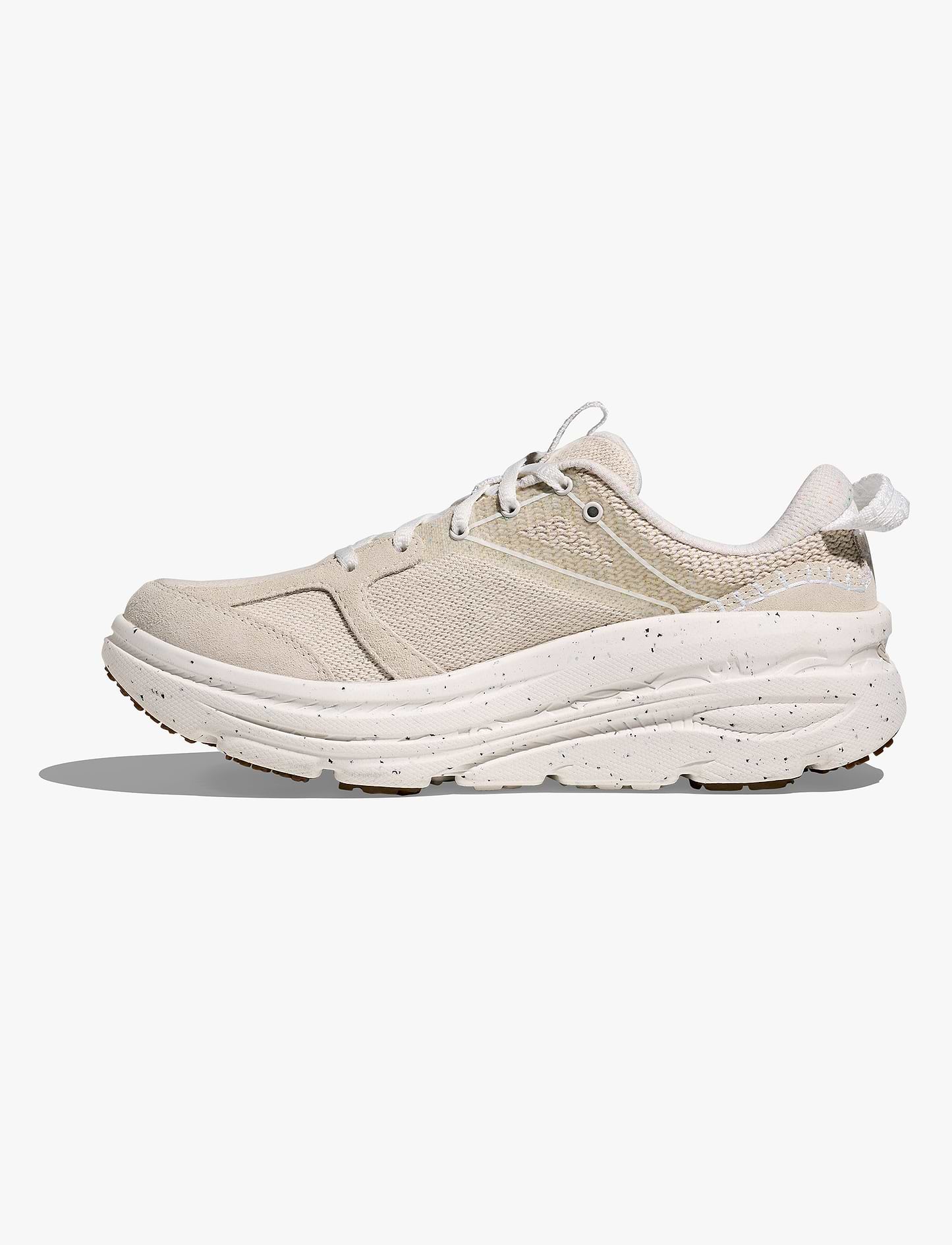 HOKA BONDI B3LS BP - נעלי הוקה בונדי אופנה בצבע פרוסט/פפר