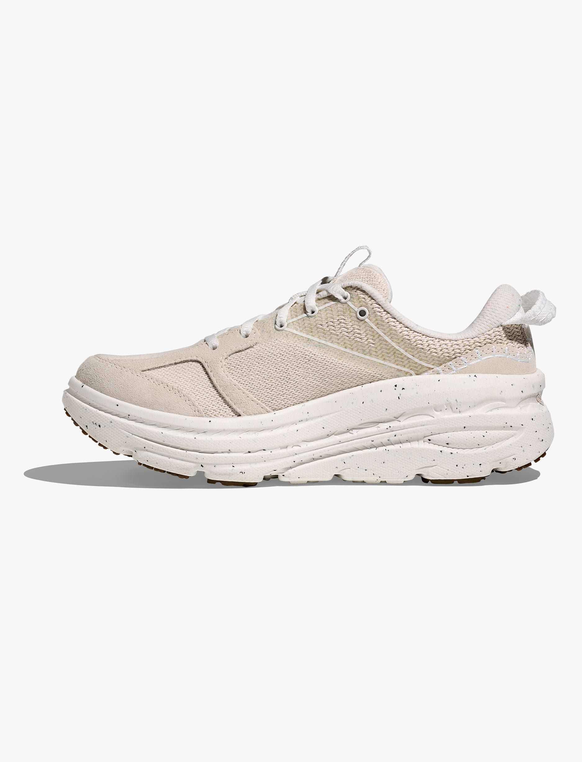 HOKA BONDI B3LS BP - נעלי הוקה בונדי אופנה בצבע פרוסט/פפר