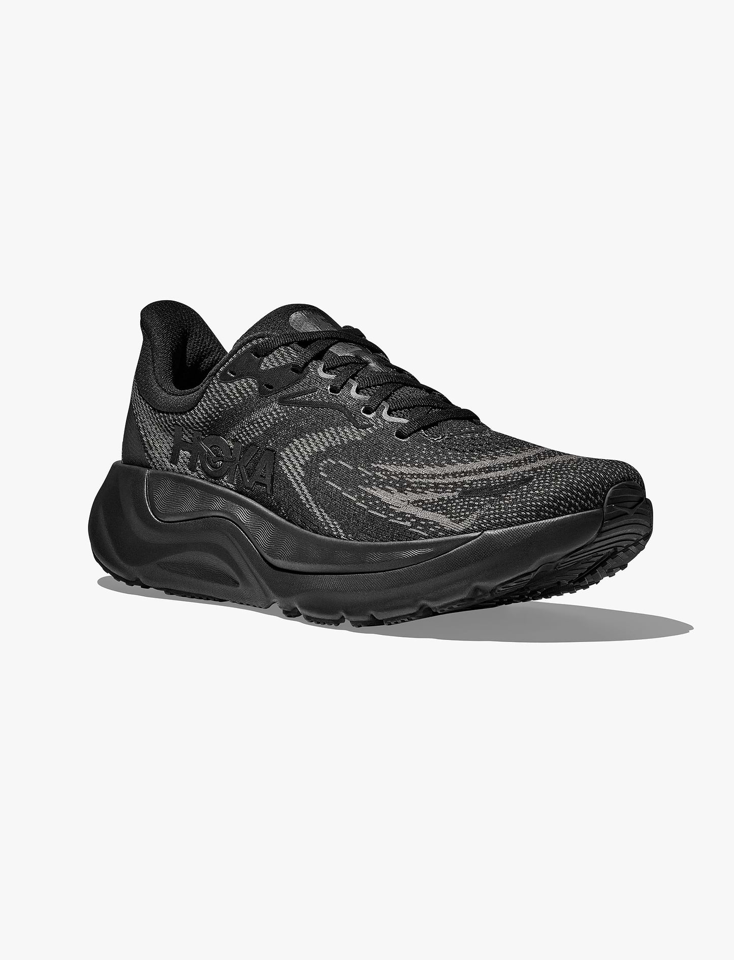 HOKA Arahi Wide 8 - נעלי ספורט גברים הוקה ארהי 8 רחבות בצבע שחור/שחור