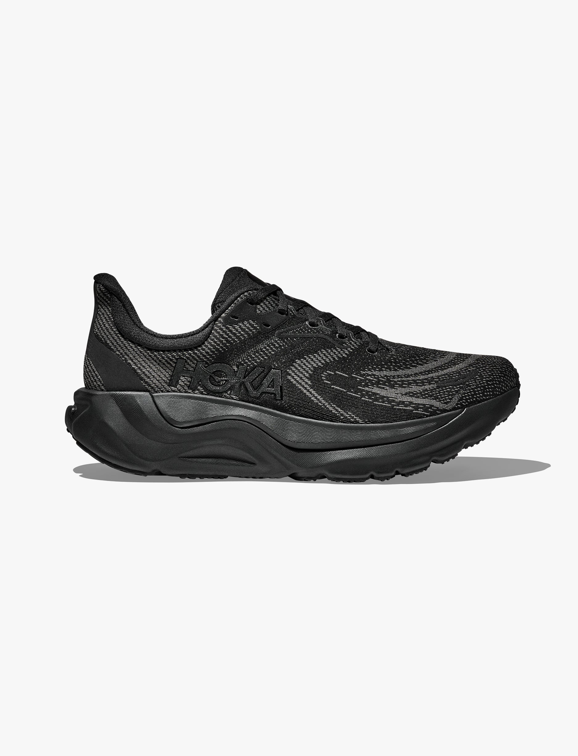HOKA Arahi Wide 8 - נעלי ספורט גברים הוקה ארהי 8 רחבות בצבע שחור/שחור
