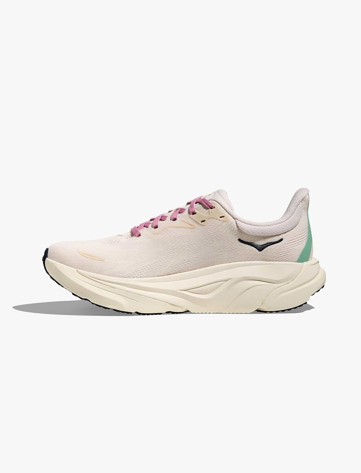 HOKA Arahi Wide 8 - נעלי ספורט נשים הוקה ארהי 8 רחבות בצבע קרם ורדים/אלבסטר