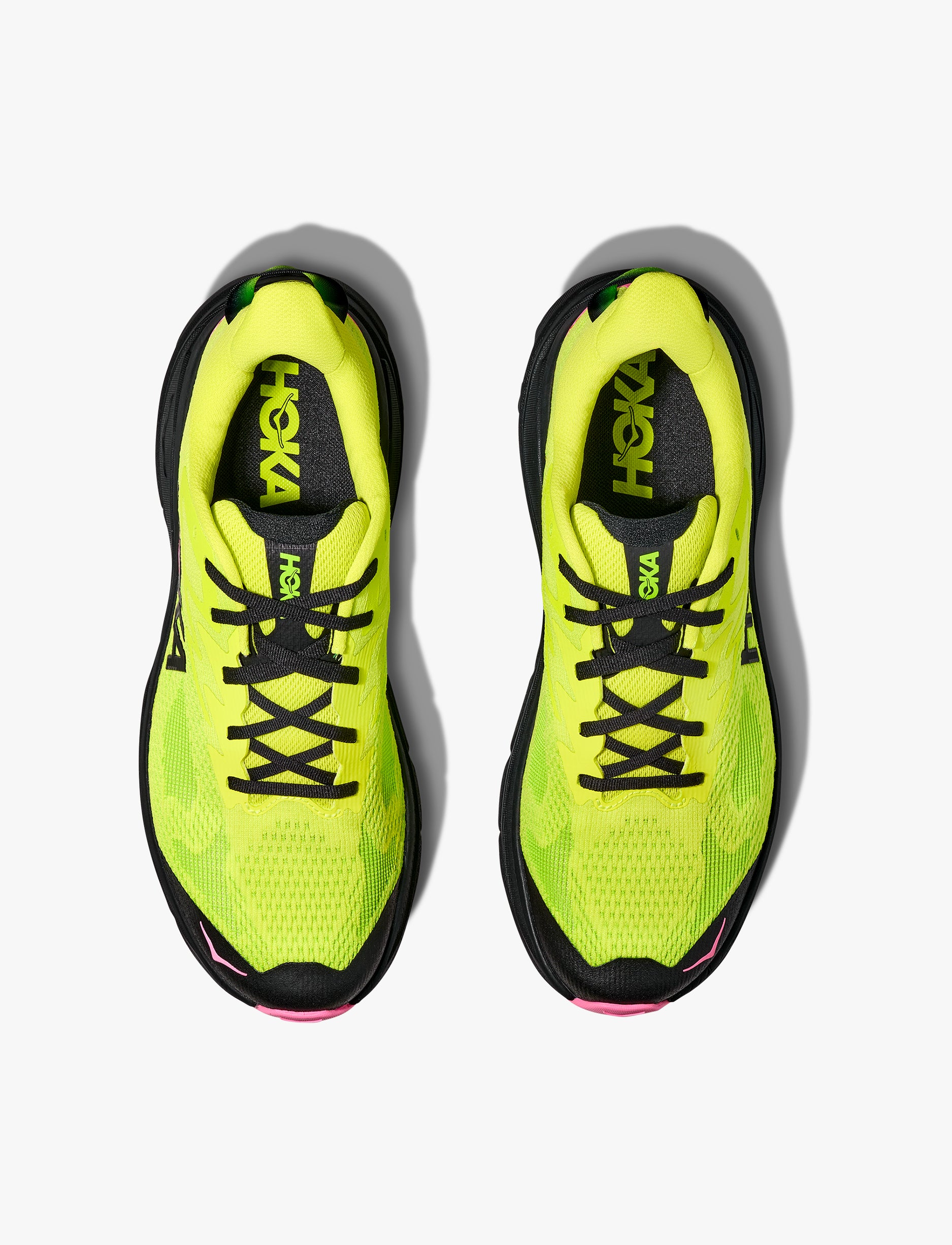 Hoka Challenger 8 - נעלי ספורט גברים הוקה צ'אלנג'ר 8 בצבע נאון הוקה לימן/שחור