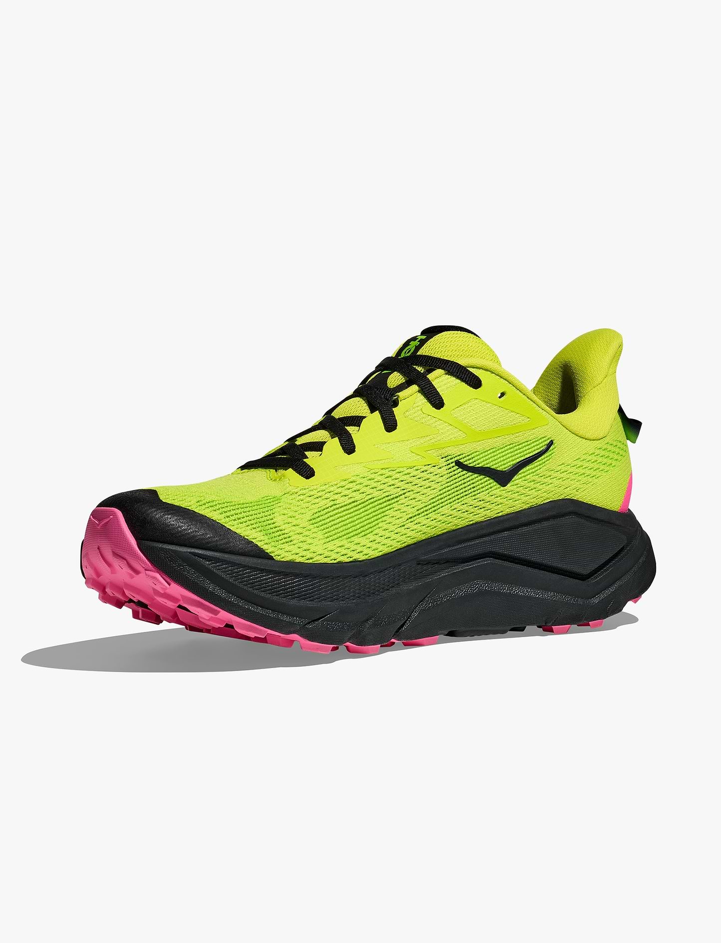 Hoka Challenger 8 - נעלי ספורט גברים הוקה צ'אלנג'ר 8 בצבע נאון הוקה לימן/שחור