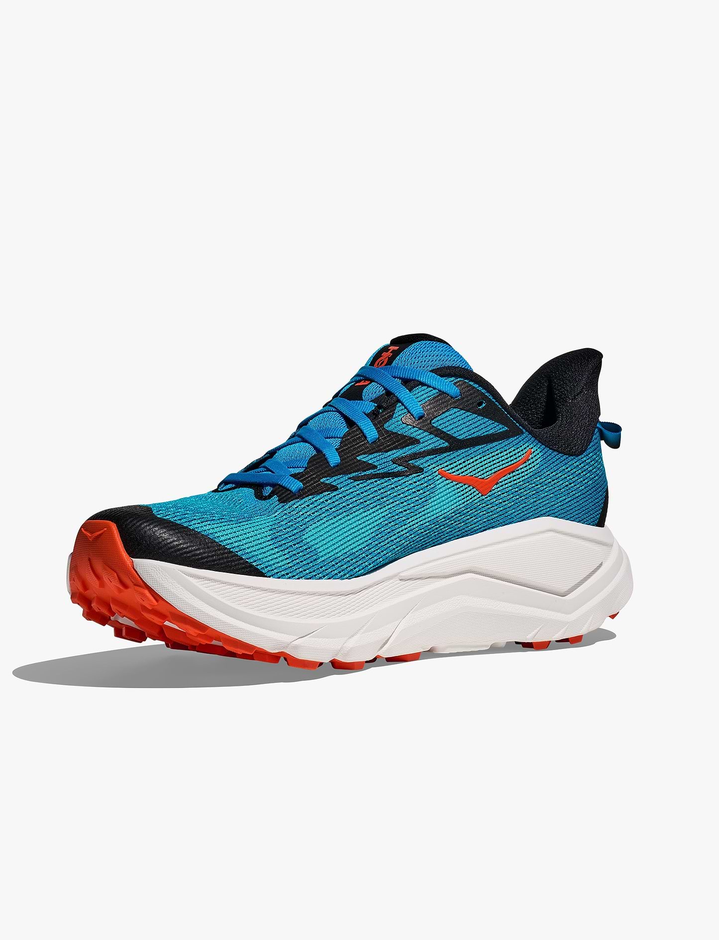Hoka Challenger 8 - נעלי ספורט גברים הוקה צ'אלנג'ר 8 בצבע כחול סקי/לבן