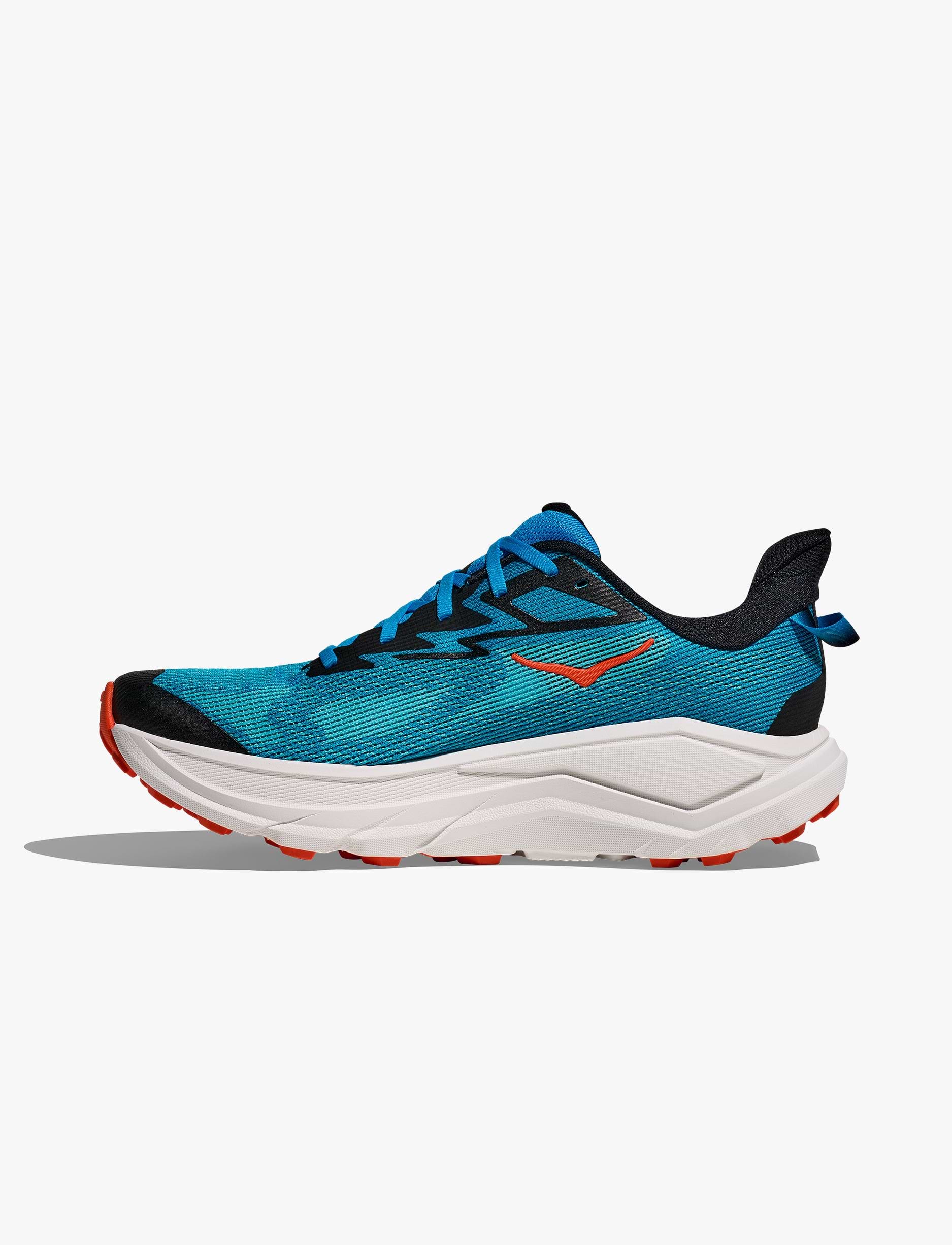 Hoka Challenger 8 - נעלי ספורט גברים הוקה צ'אלנג'ר 8 בצבע כחול סקי/לבן