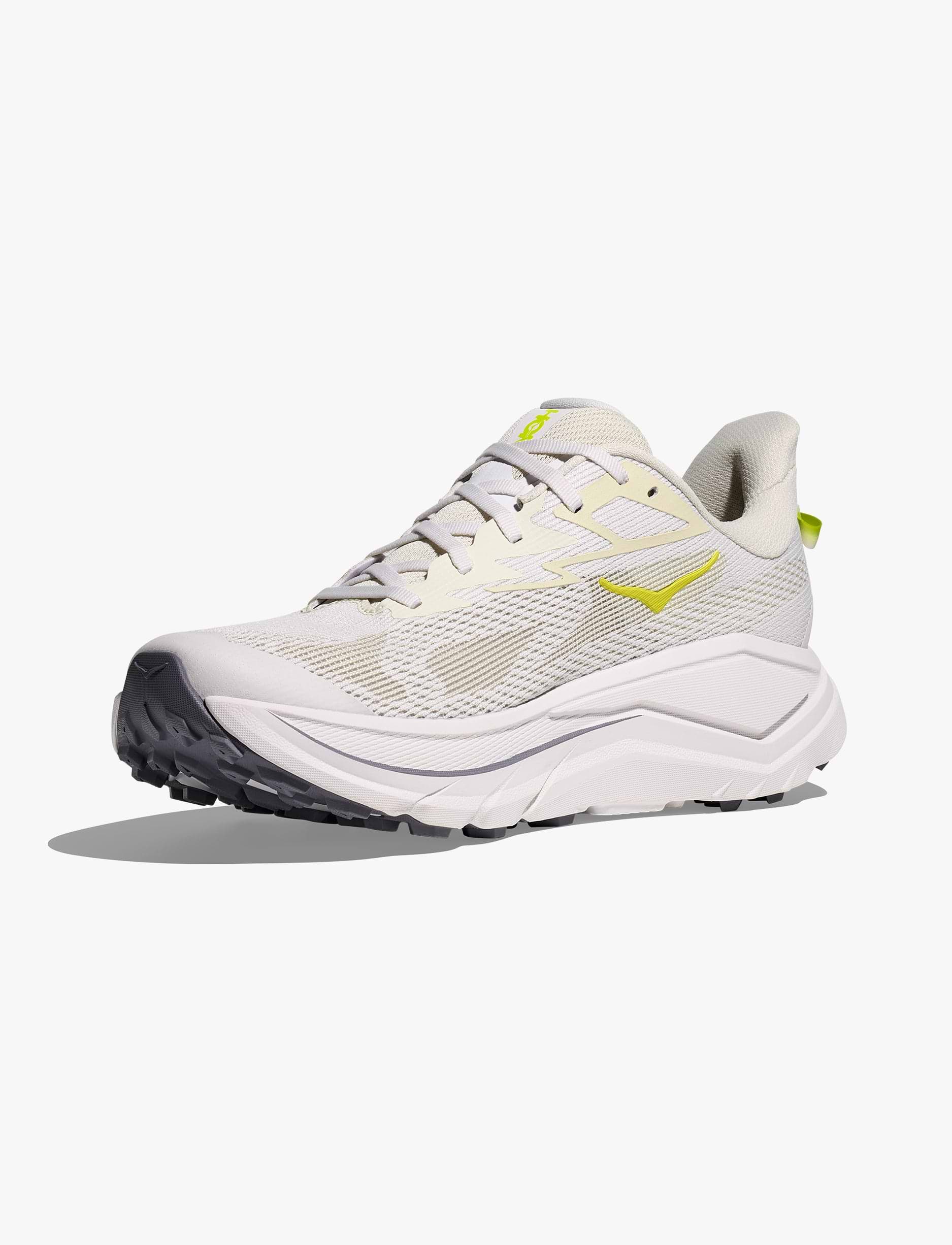 Hoka Challenger 8 - נעלי ספורט גברים הוקה צ'אלנג'ר 8 בצבע לבן/נאון סיטרוס