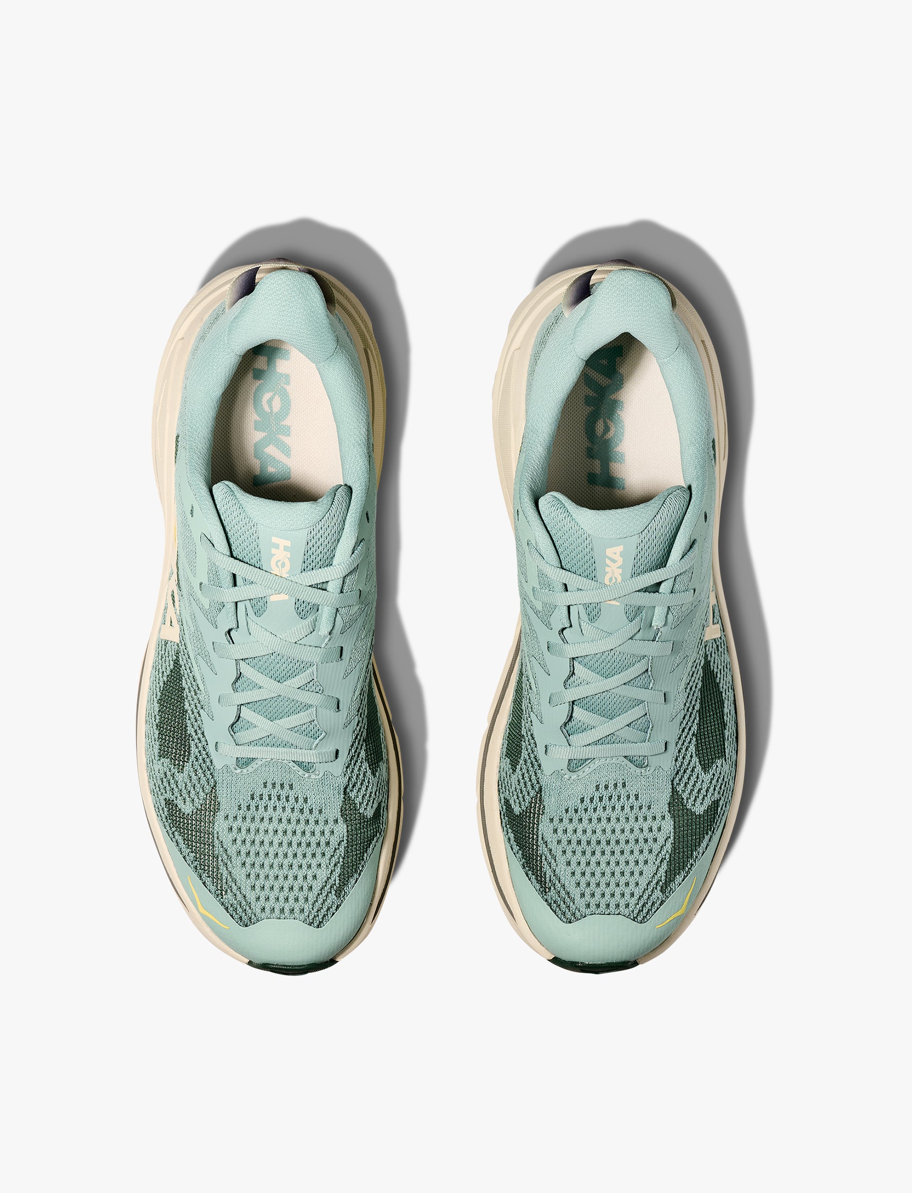 Hoka Challenger Wide 8 - נעלי ספורט גברים הוקה צ'אלנג'ר 8 רחבות בצבע ירוק ג'ייד/כמהין