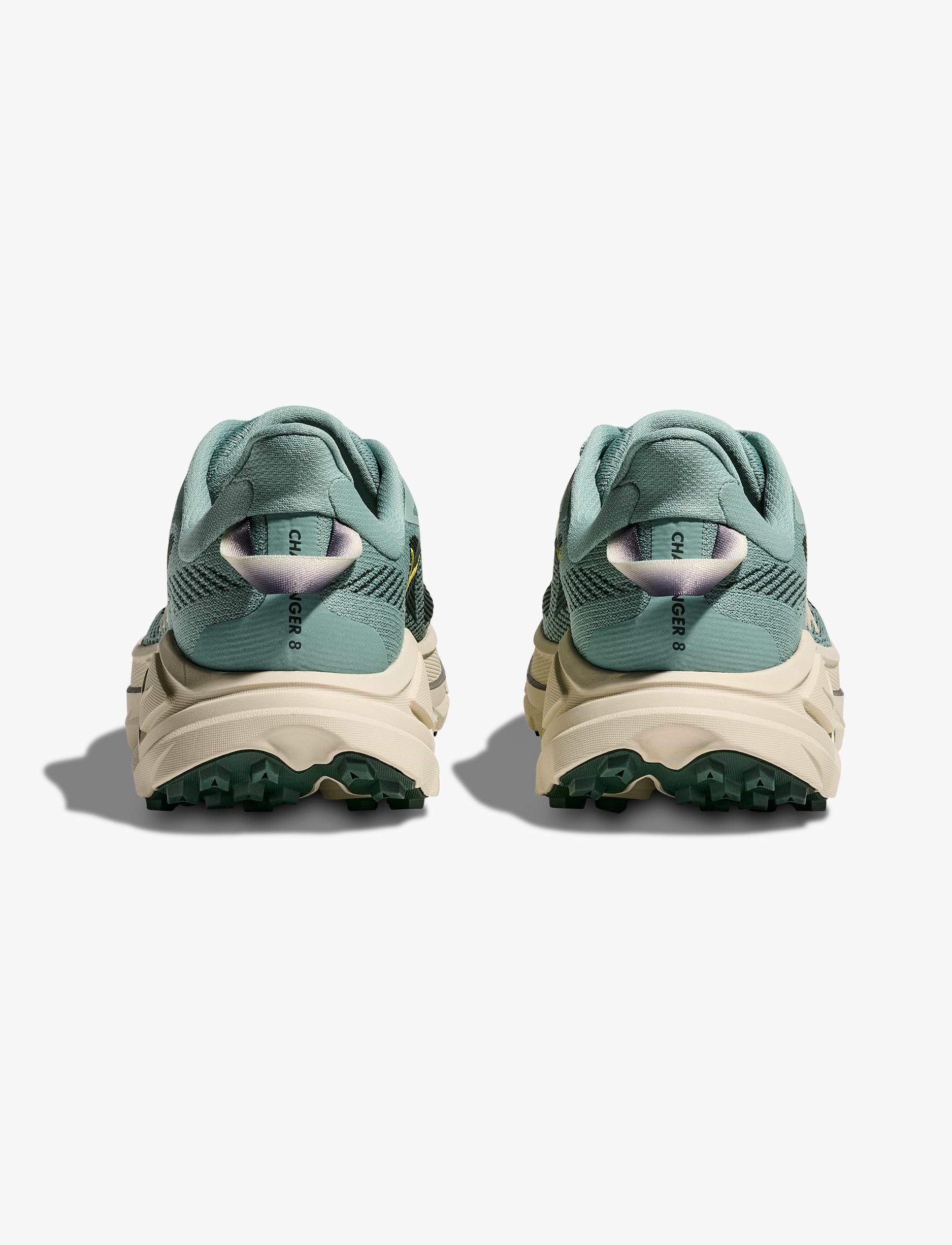 Hoka Challenger Wide 8 - נעלי ספורט גברים הוקה צ'אלנג'ר 8 רחבות בצבע ירוק ג'ייד/כמהין