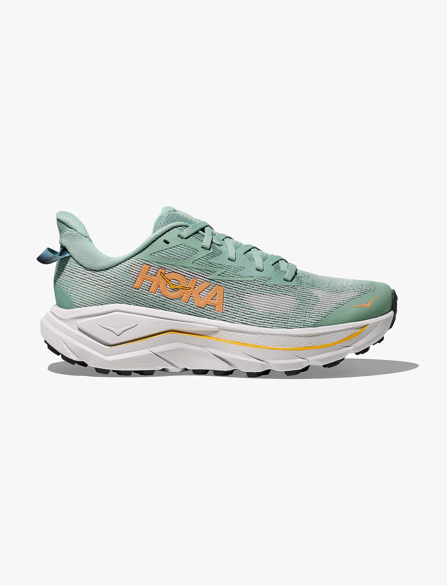 Hoka Challenger Wide 8 - נעלי ספורט נשים הוקה צ'אלנג'ר 8 רחבות בצבע ג'ייד/אפור קוסמי