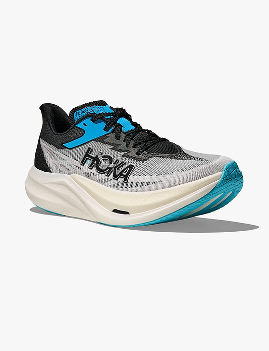 HOKA ROCKET X 3 - נעלי ספורט הוקה רוקט איקס 3 בצבע לבן/שחור