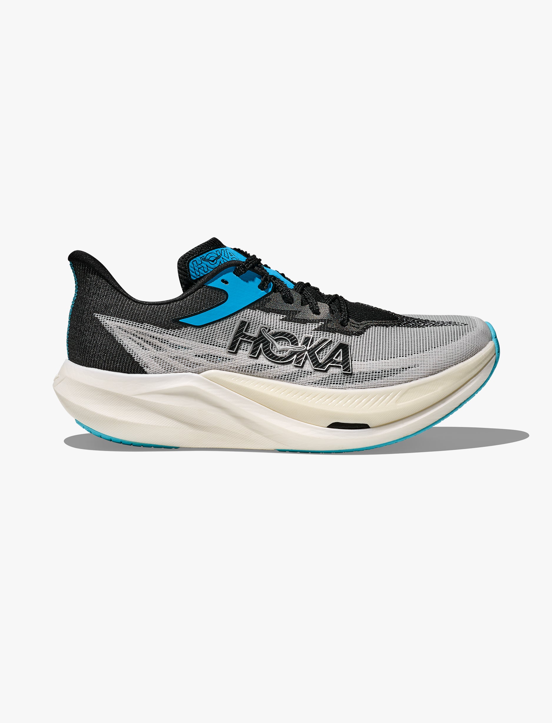 HOKA ROCKET X 3 - נעלי ספורט הוקה רוקט איקס 3 בצבע לבן/שחור