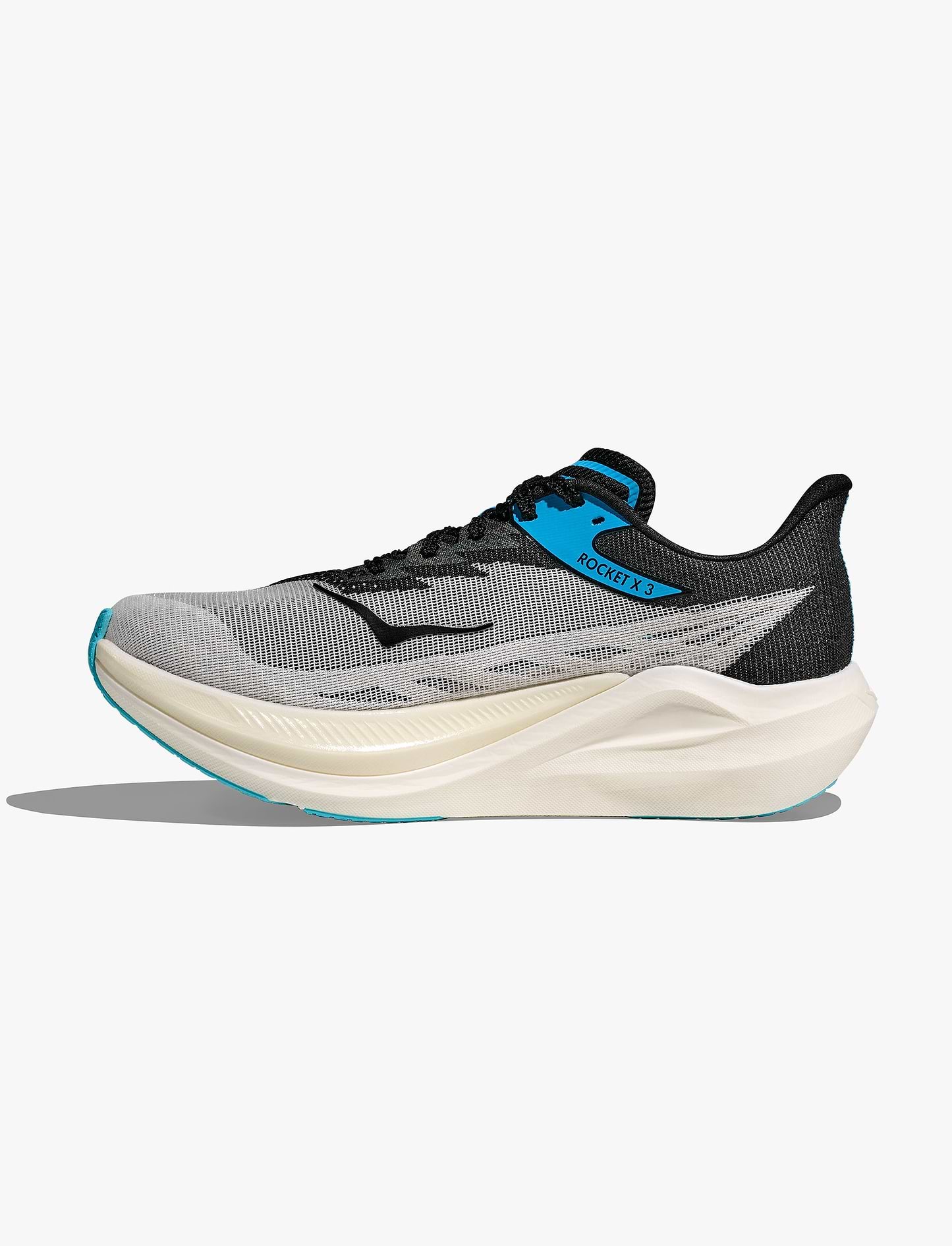 HOKA ROCKET X 3 - נעלי ספורט הוקה רוקט איקס 3 בצבע לבן/שחור