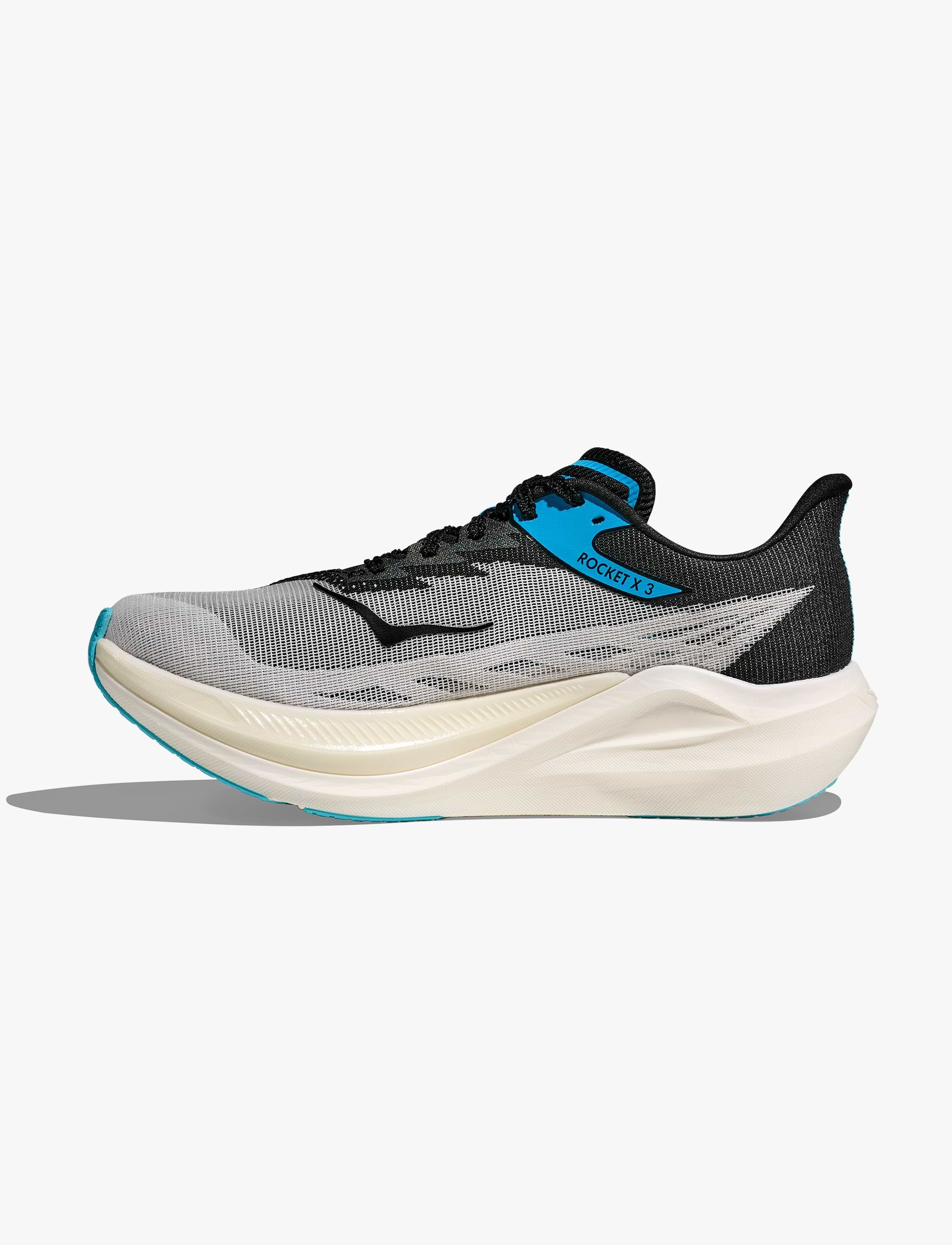 HOKA ROCKET X 3 - נעלי ספורט הוקה רוקט איקס 3 בצבע לבן/שחור
