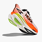 HOKA MACH X 3 - נעלי ספורט לגברים הוקה מאכ איקס בצבע לבן/נאון טנג'רין