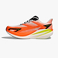 HOKA MACH X 3 - נעלי ספורט לגברים הוקה מאכ איקס בצבע לבן/נאון טנג'רין
