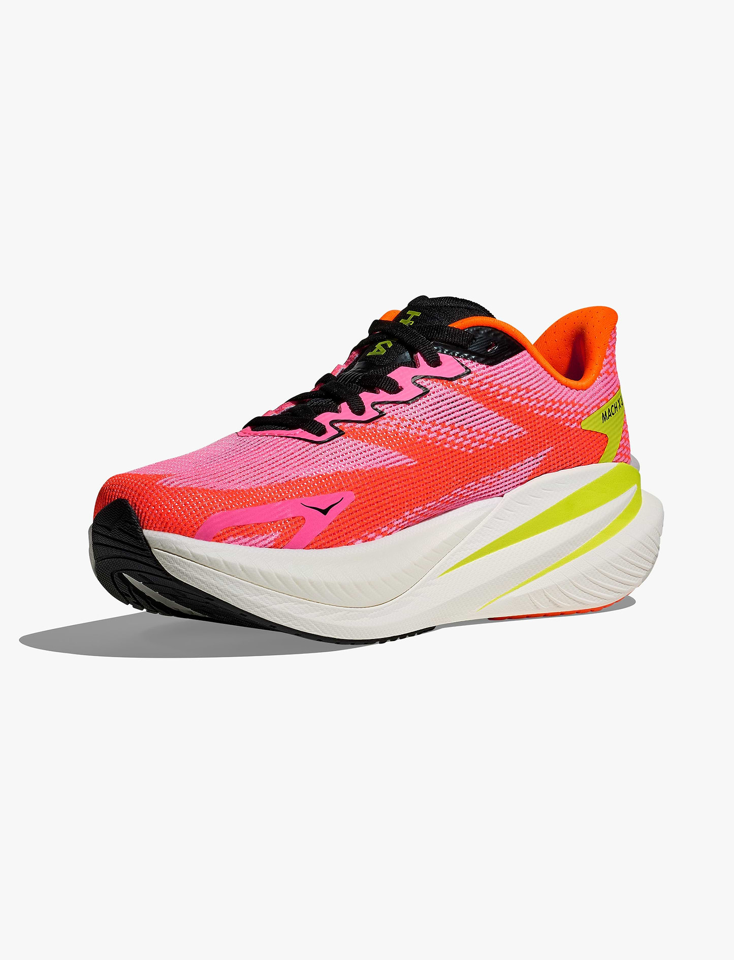 HOKA MACH X 3 - נעלי ספורט לנשים הוקה מאכ איקס בצבע רוז נאון/כתום נאון