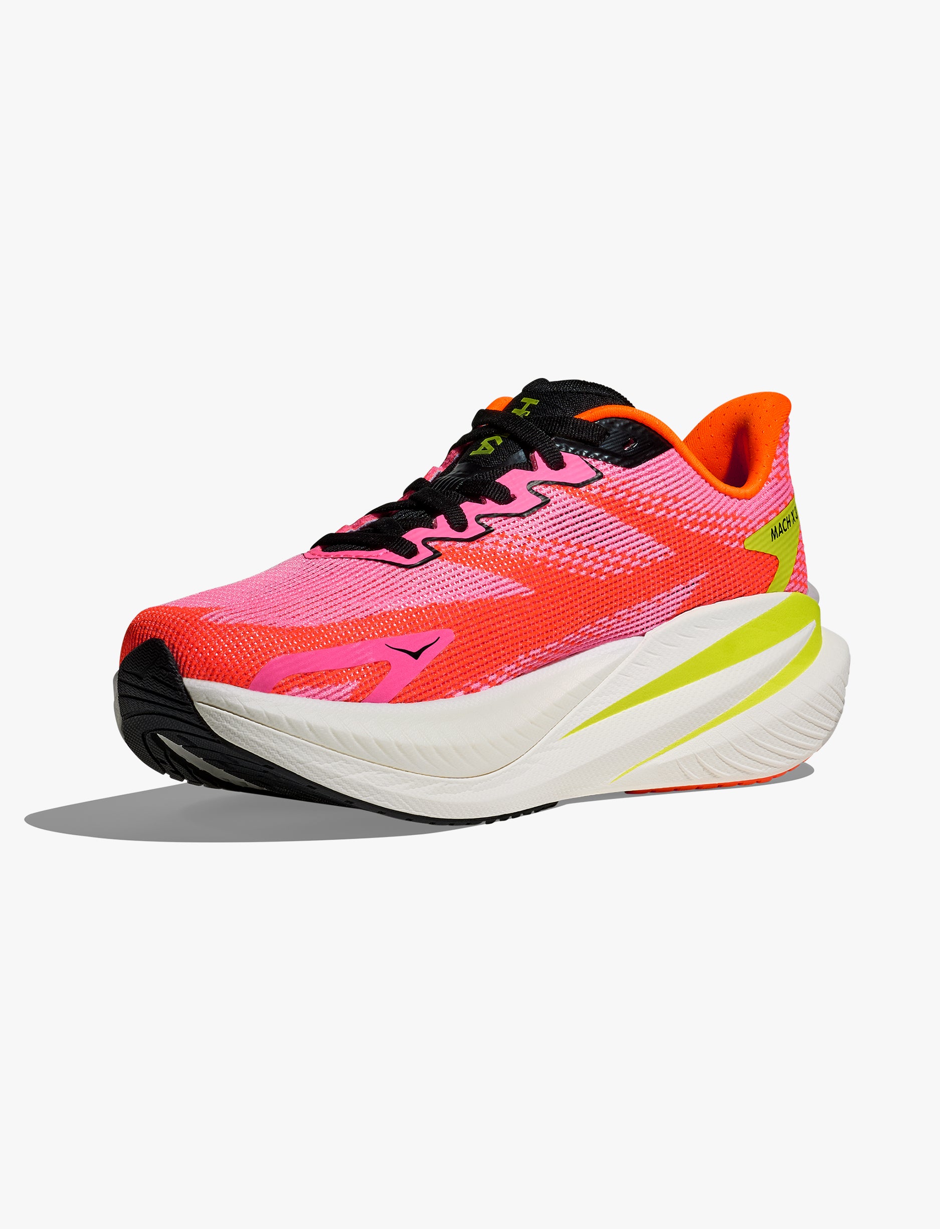 HOKA MACH X 3 - נעלי ספורט לנשים הוקה מאכ איקס בצבע רוז נאון/כתום נאון
